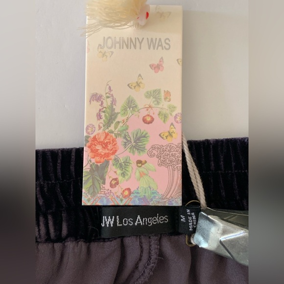 Johnny Was Lenon Velvet Jogger Women’s Size M Purple - Picture 5 of 14